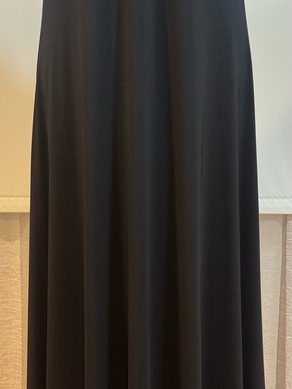 Theory Black Sleeveless Maxi Dress, Elegant style, size L - Picture 6 of 16